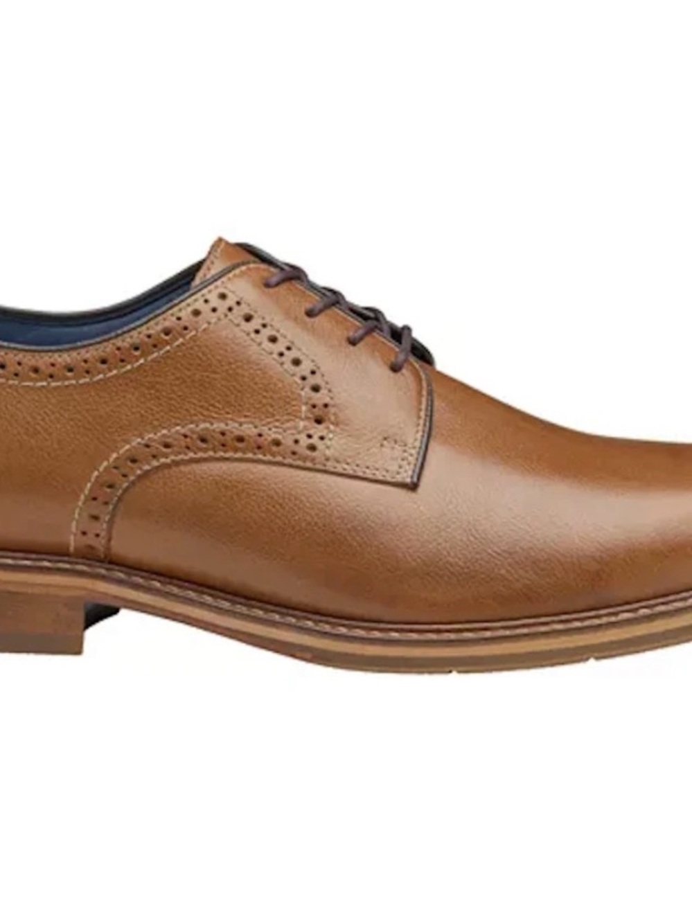 Johnston & Murphy XC Flex Raleigh Brown Leather with Memory Foam